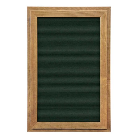 United Visual Products Outdoor Enclosed Combo Board, 42"x32", White Frame/Black & Blue Spruce UVCB4232ODW-BLACK-BLSPRU